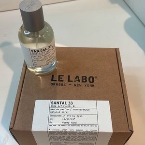 Le Labo SANTAL 33 eau de parfum